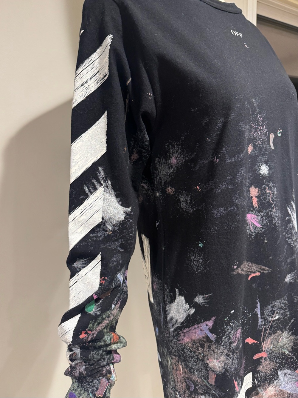 Off-White Galaxy Brushed Arrows Long Sleeve Tee FW17 Virgil Abloh S - Picture 11 of 14